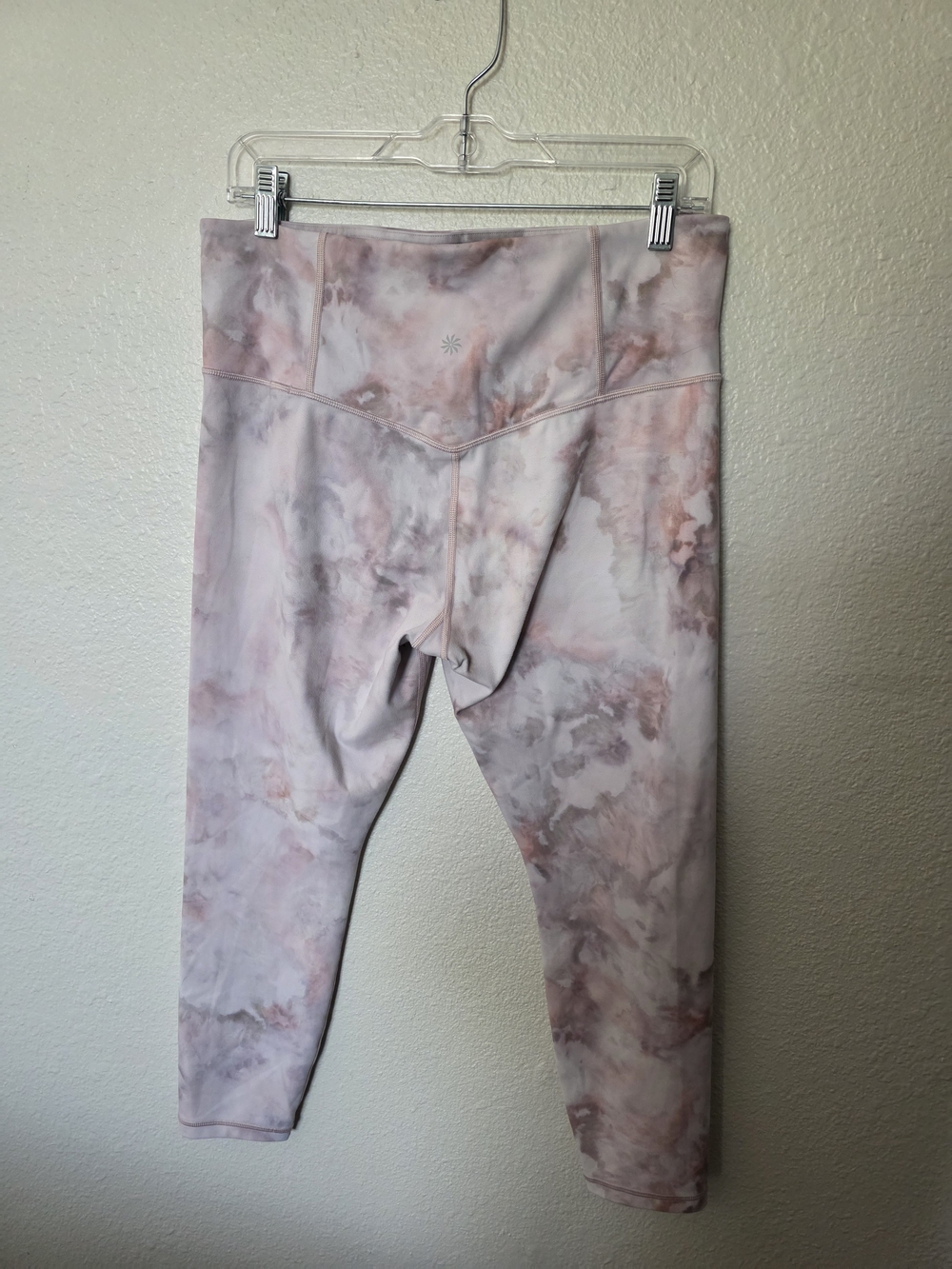 Athleta Pink Elation Snow Dye 7/8 Tight Athletic Legging, L - Picture 2 of 4